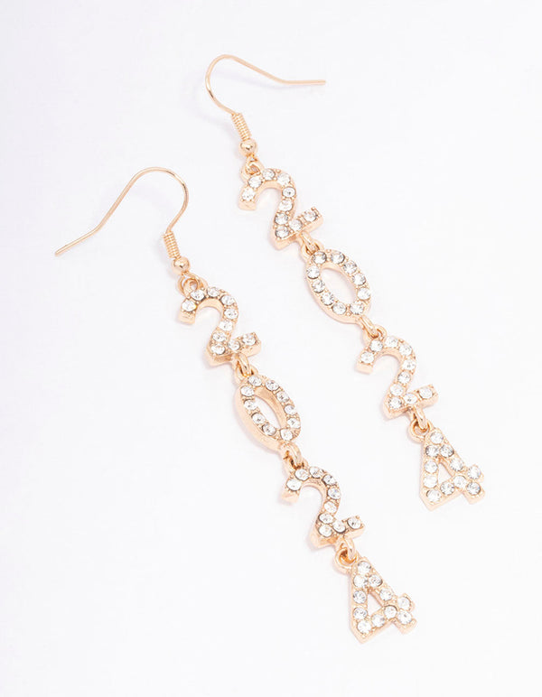 New Lovisa Glass Drop Statement Earrings Heavy Gift Fashion Women Party  Jewelry