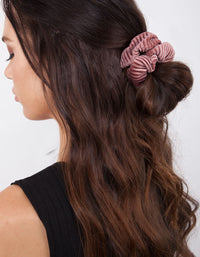 Neutral Velvet Cord Scrunchie Pack - link has visual effect only