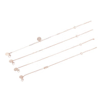 Rose Gold Anklet 4-Pack - link has visual effect only
