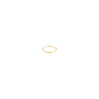 Gold Thin Clicker Hoop Earring - link has visual effect only