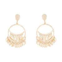 Golden Double Layer Jingle Earrings - link has visual effect only